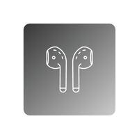airpods icon s vector