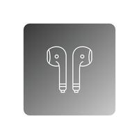 airpods icono s vector