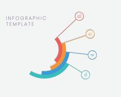 Abstract infographics number options template. illustration. workflow layout, diagram, business step options, banner, web design. Business data visualization. Process chart. Pro vector