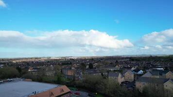 High Angle View of Central Leighton Buzzard Downtown of England UK. March 29th, 2024 video