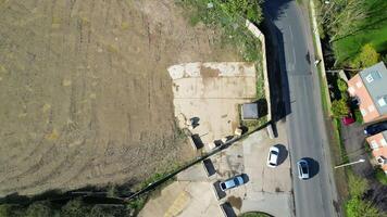 High Angle View of Central Leighton Buzzard Downtown of England UK. March 29th, 2024 video