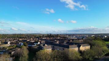 High Angle View of Central Leighton Buzzard Downtown of England UK. March 29th, 2024 video