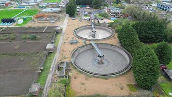 Aerial Footage of Central Milton Town of Cambridgeshire, England United Kingdom. March 21st, 2024 video