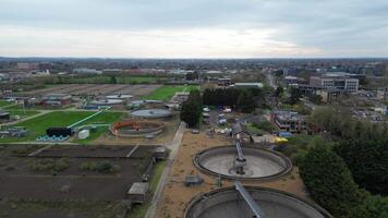 Aerial Footage of Central Milton Town of Cambridgeshire, England United Kingdom. March 21st, 2024 video