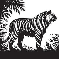 ilustración diseño de Tigre vector