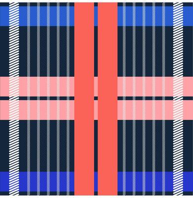 Plaid flannel pink background illustration