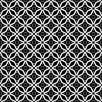 Black and white seamless abstract pattern. Background and backdrop. Grayscale ornamental design. vector