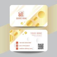 Clean style modern business card template vector