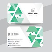 Creative and modern business card template vector