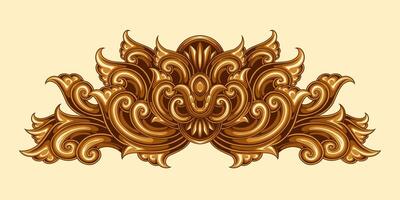 Classic vintage elements ornament frame vector