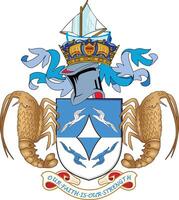 Coat of arms of Tristan da Cunha vector