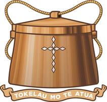 national badge of tokelau vector