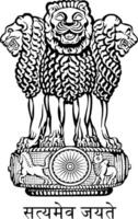 nacional emblema de India vector