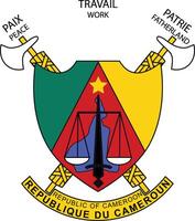 coat of arms of cameroon vector