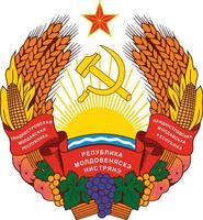 coat of arms of transnistria vector