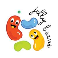 Trendy Jelly Beans vector