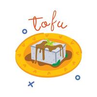 Trendy Tofu Concepts vector