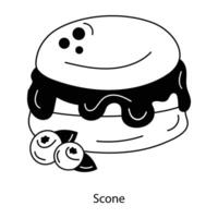 Trendy Scone Concepts vector