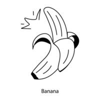 Trendy Banana Concepts vector