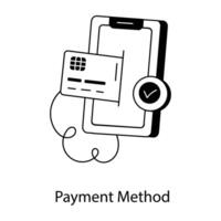 Trendy Payment Method vector