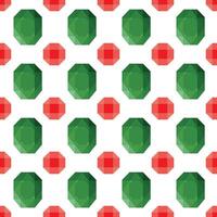 A scattering of precious stones. Multi-colored crystals, gems. Seamless pattern. illustration. vector