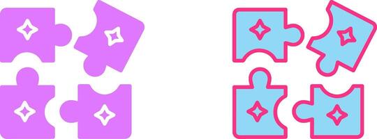 Puzzle Icon Design vector