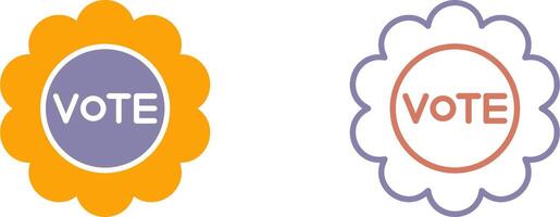 Vote Icon Design vector