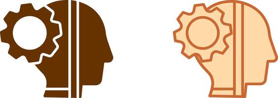 Cyborg Icon Design vector