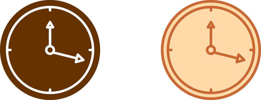 diseño de icono de reloj vector