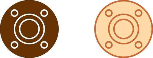 Flange Icon Design vector