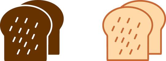 Toast Icon Design vector