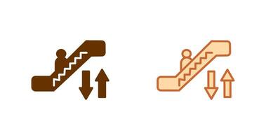 Escalator Icon Design vector