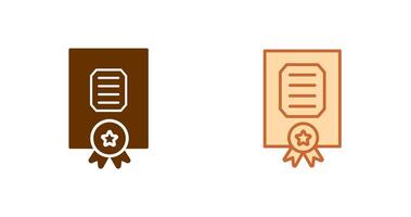 diseño de icono de certificado vector