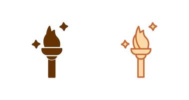 Torch Icon Design vector