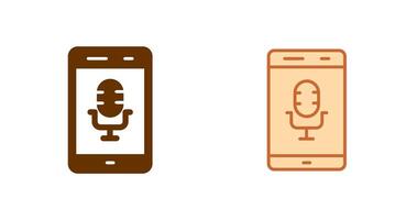 Mic Icon Design vector