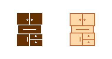 Cabinets Icon Design vector