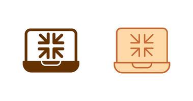 Minimize Icon Design vector