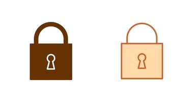 Padlock Icon Design vector
