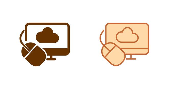 Computer Icon Design vector