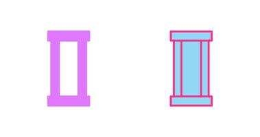 Column Icon Design vector