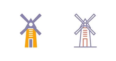 Windmill Icon Design vector