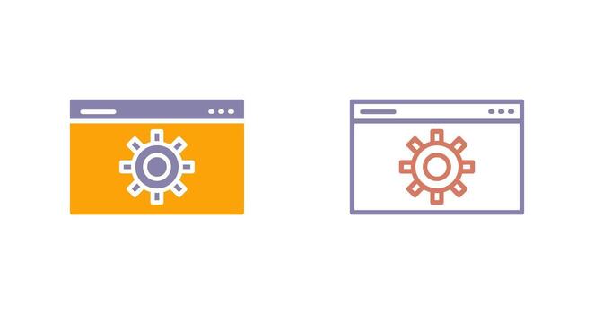 diseño de icono de optimización web vector