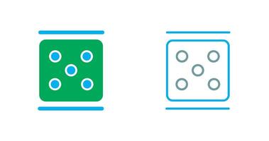Dice Icon Design vector
