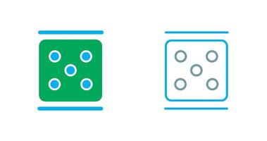 Dice Icon Design vector