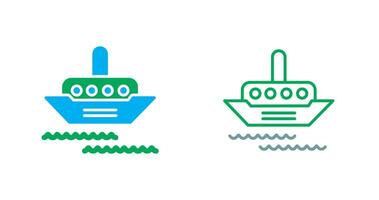 Steamship Icon Design vector