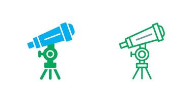 diseño de icono de telescopio vector