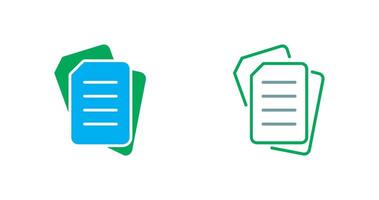 Document Icon Design vector