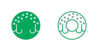 Doughnut Icon Design vector