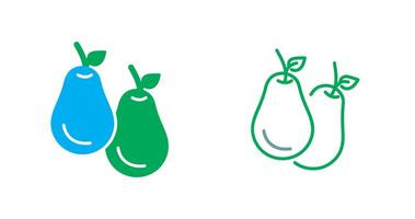 diseño de icono de aguacate vector