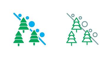 Avalanche Icon Design vector